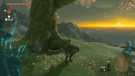 Zelda TotK - East Necluda Cherry Blossom Tree Overworld