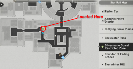 Honkai: Star Rail - Bored to Death - Gilbert Map Location