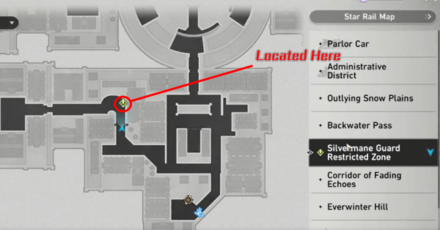 Honkai: Star Rail - Bored to Death - Gilbert Map Location