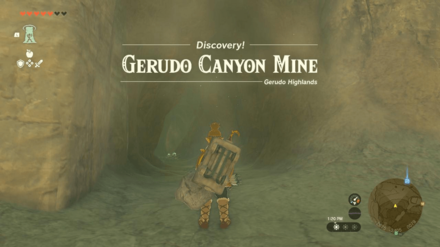 Gerudo Canyon Mine Entrance Overworld Image