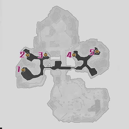 Honkai Star Rail - Robot Settlement F1 Treasure Map