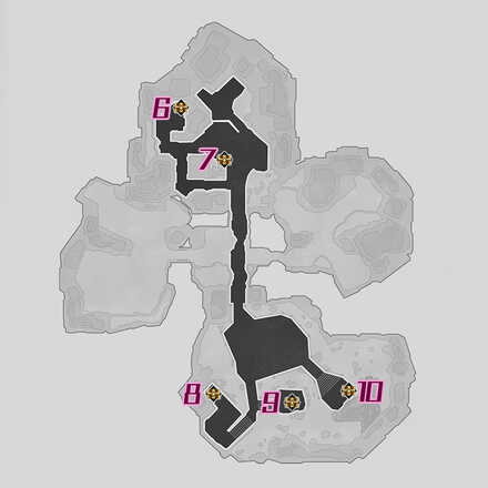 Honkai Star Rail - Robot Settlement F2 Treasure Map