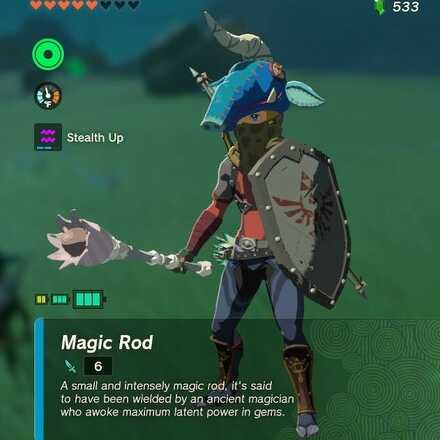 Zelda TOTK Magic Rod