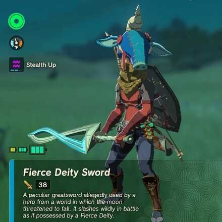 Zelda TOTK Fierce Deity Sword