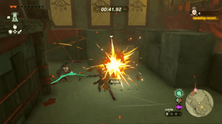 Zelda TotK - Defeat Six Enemies in the Yiga Clan Minigame