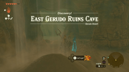 East Gerudo Ruins Cave Entrance Overworld Image