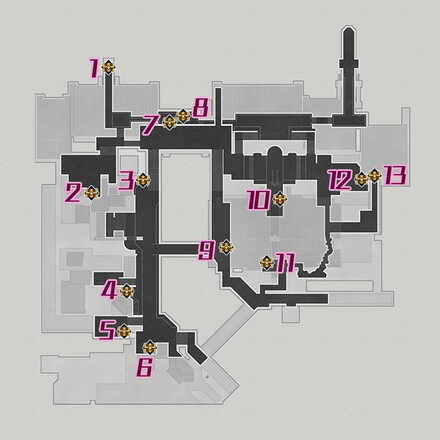 Honkai Star Rail - Central Starskiff Haven Treasure Map
