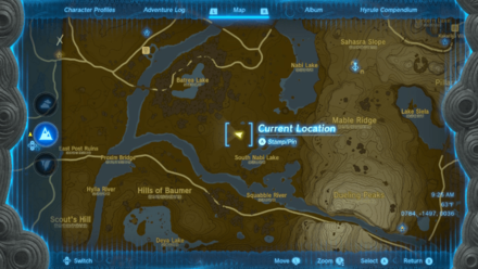 South Nabi Lake Well Entrance Map Image