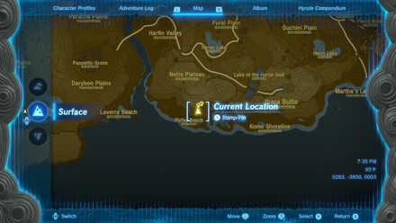 Zelda TOTK - Rare Ore Deposits in Puffer Beach Overhead Cave