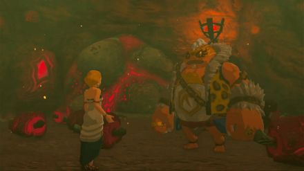 Zelda TotK - Zelda and Yunobo