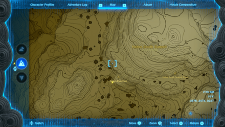 Rospro Pass Cave Entrance Map Image