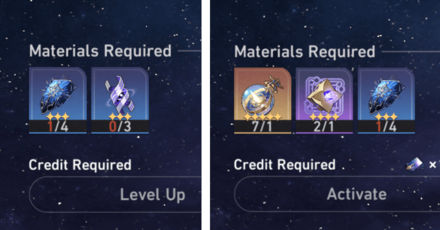 Honkai Star Rail - Trace Materials