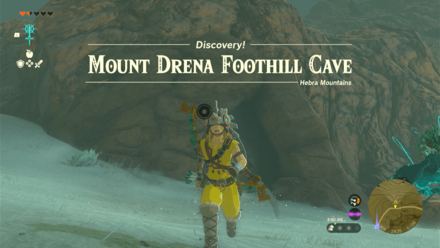 Tears of the Kingdom TOTK - Mount Drena Foothill Cave