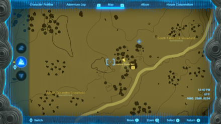 Snowfield Stable Well Entrance Map Image