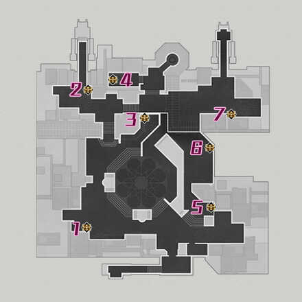 Honkai Star Rail - Exalting Sanctum Treasure Map