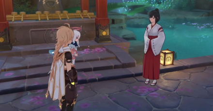 Genshin Impact Sacrificial Offering Walkthrough - Head to the Grand Narukami Shrine