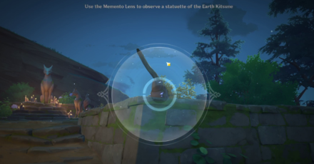 Genshin Impact Sacrificial Offering Walkthrough - Return to the Shrine and Use the Memento Lens