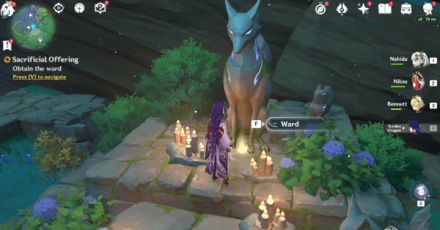 Genshin Impact Sacrificial Offering Walkthrough - Obtain the Ward