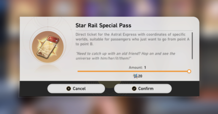 Honkai Star Rail - Star Rail Special pass