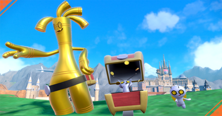 Roaming form Gimmighoul and Gholdengo