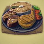 Legend of Zelda TOTK Prime Meat and Seafood Fry