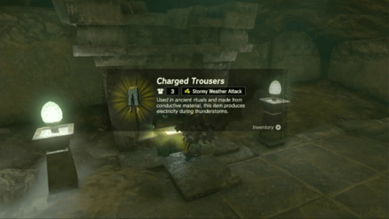 Charged Trousers Location