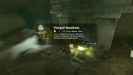 Charged Headdress Location