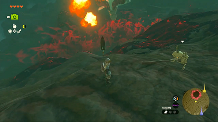Zelda TotK - Dinraal Waiting Spot