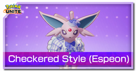 Pokemon UNITE - Espeon Checkered Style Article Banner