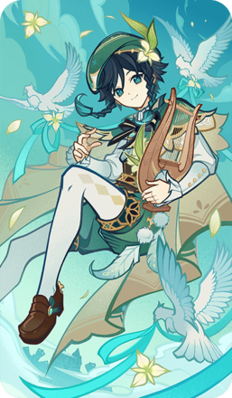 Genshin - Venti Card