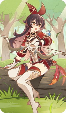 Genshin - Amber Card