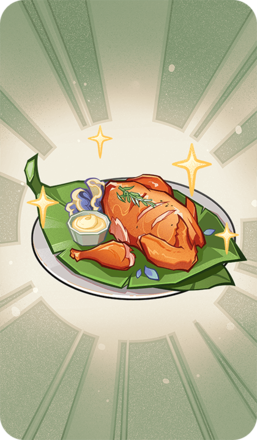 Genshin - Tandoori Roast Chicken Card