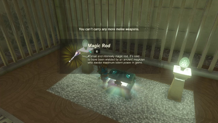 Zelda TotK Turakawak Shrine Magic Rod