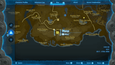 Rare Stone Talus near Horse God Bridge Map View