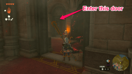 Zelda TotK - Access Royal Hidden Passage Step 3