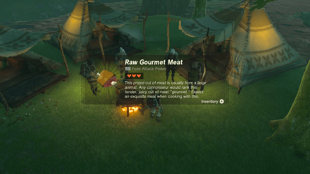 Zelda Tears of the Kingdom TOTK - Gourmets Gone Missing First Reward