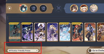 Genshin - How to Play Zero Hour Invokation - Adjust Difficulty