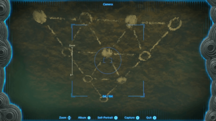 TotK Dueling Peaks Puzzle Pattern