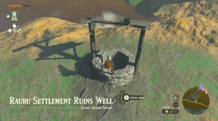 Rauru Settlement Ruins Well Entrance Overworld Image
