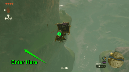 TotK Dueling Peaks South Cave