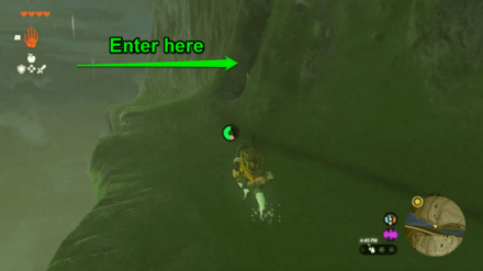 TotK Go to Dueling Peaks North Cave