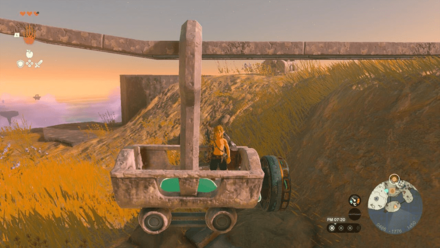 Zelda TOTK Minecart with Hook