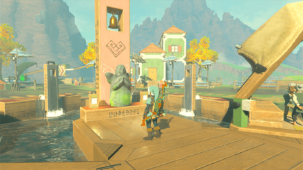 Tears of the Kingdom TOTK - Tarrey Town Goddess Statue