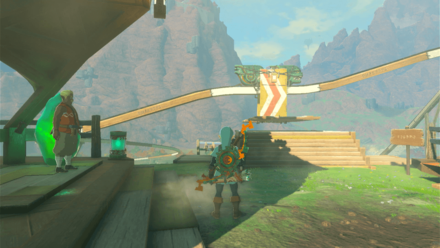 Tears of the Kingdom TOTK - Tarrey Town Railcar