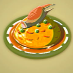 Legend of Zelda TOTK Crab Omelet with Rice