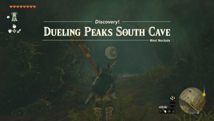 Tears of the Kingdom TOTK - Dueling Peaks South Cave