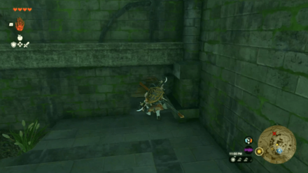 TotK Crawling Through a Hole