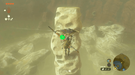 TotK Geting inside Skull Lake Cave