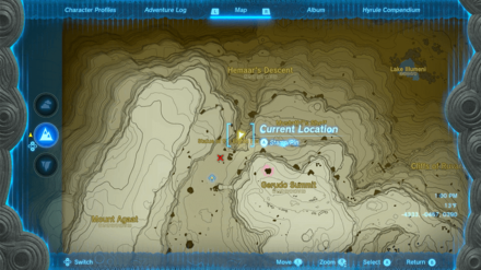 TotK - Gerudo Shield Map View
