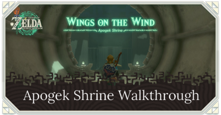 Zelda TotK Apogek Shrine Walkthrough, Puzzle Solution, and Guide to Chest Locations Wings on the Wind